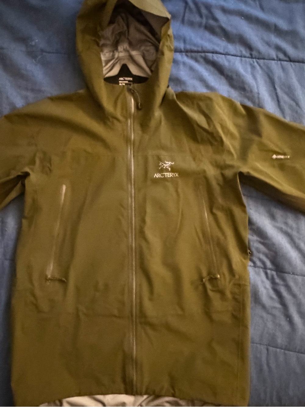 Arc'teryx Zeta AR Gore‑Tex Jacket-Men’s XL in Olive Green - Picture 5 of 16